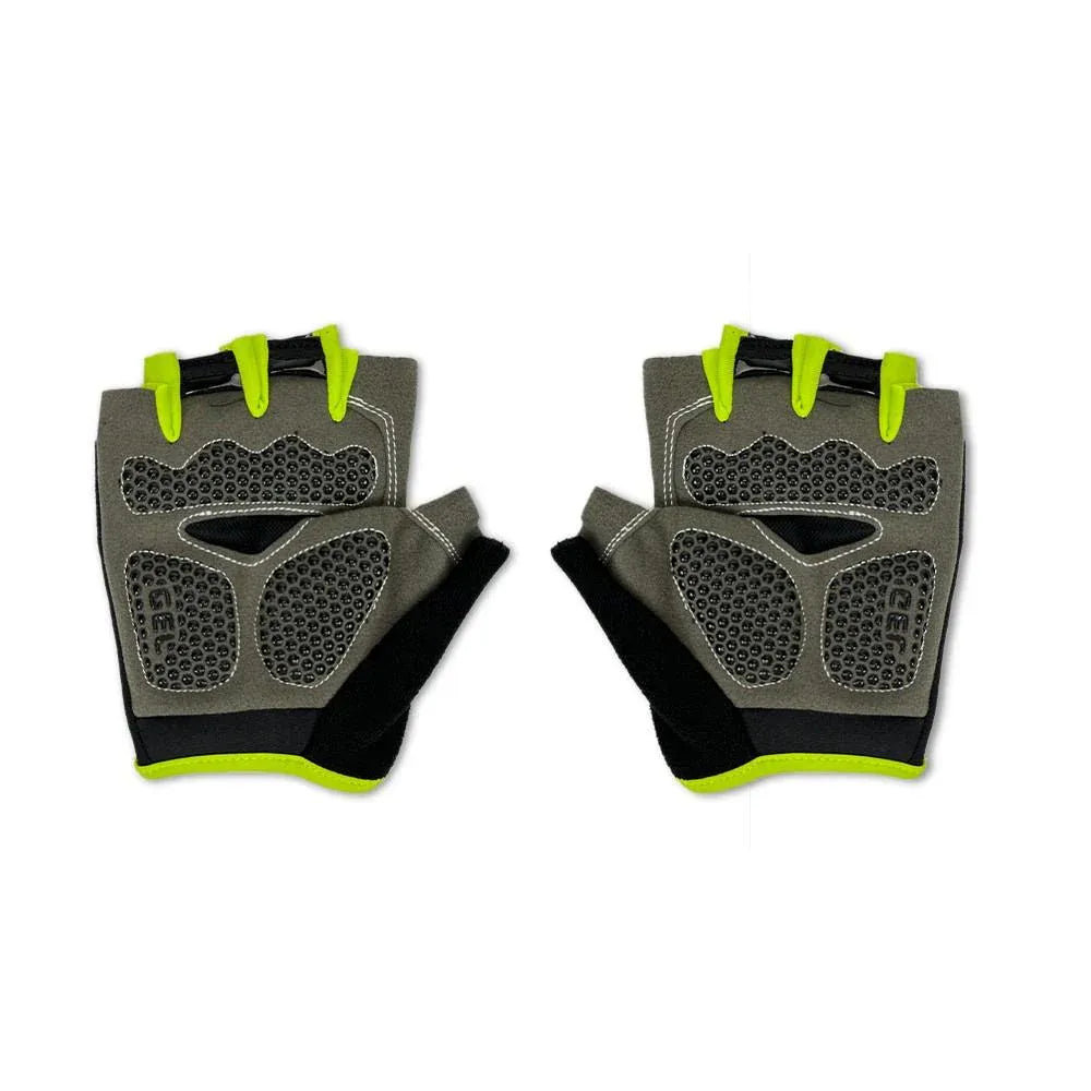 KuKirin Black & Green Cycling Gloves