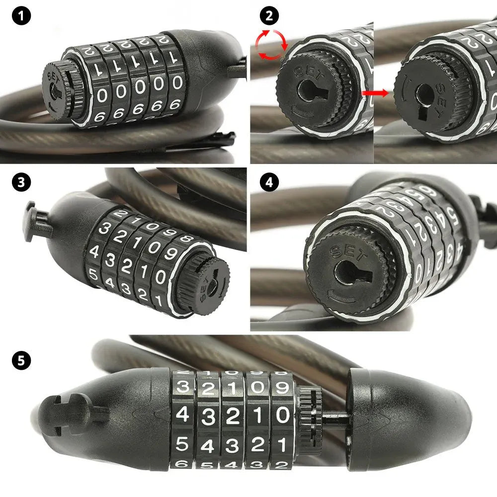 KuKirin Electric Scooter Combination Cable Lock